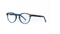 Massi MA 04.53 C1-6 Szemüvegkeret - Szín - fekete, kékMéret - 50